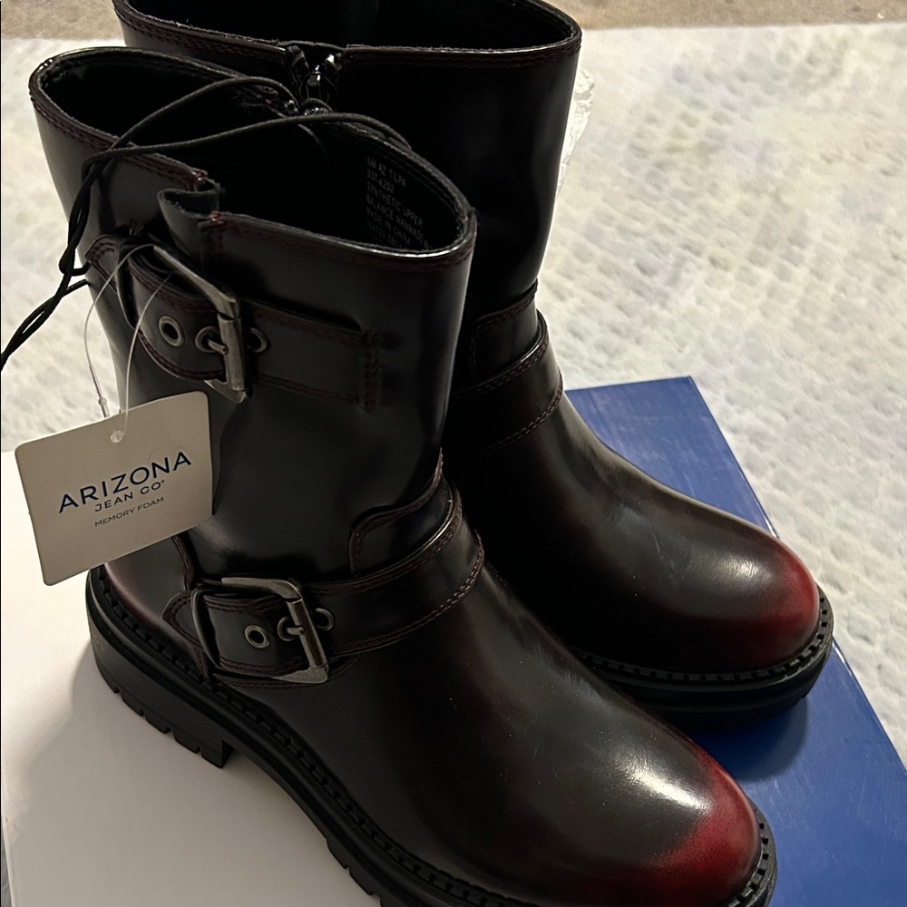 Arizona Jean Company Dark Burgundy Boots